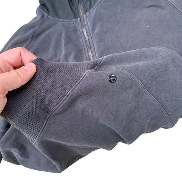 LULULEMON Mens Full Zip Black Hoodie Sweatshirt - Picture 7 of 7